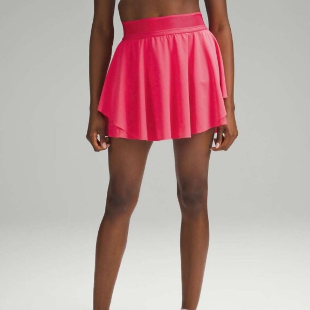 Lululemon Court Rival High-Rise Skirt Long Size 2 Color: Lip Gloss
